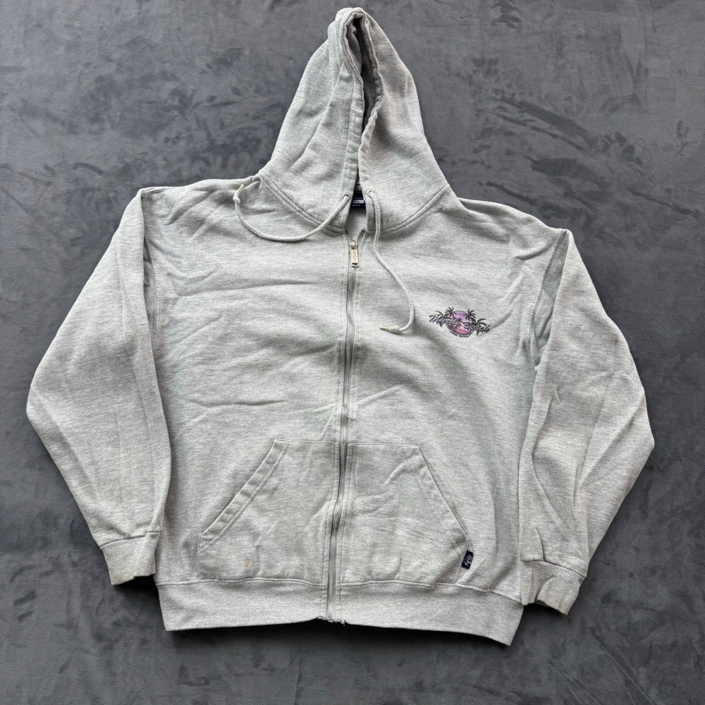 Pacific & Co Myrtle Beach South Carolina Zip Hoodie Gray Large Souvenir Graphic